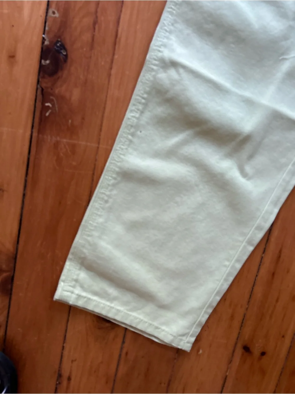 NWT Dickies Carpenter Pants Womens 6 Lime Green Wide Leg Canvas Utility balloon